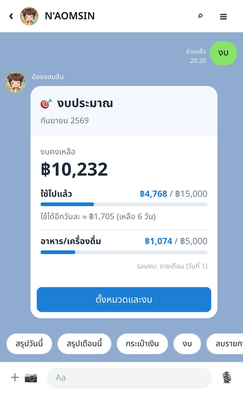 งบประมาณและรอบงบ: งบคงเหลือ